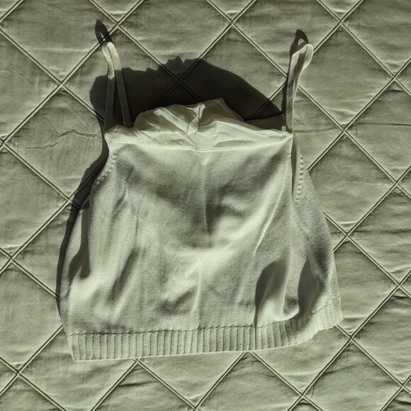 Crea Concept white crop top - Picture 1 of 2